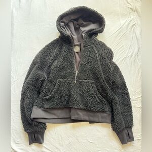 Lululemon scuba oversized Sherpa 1/2 zip